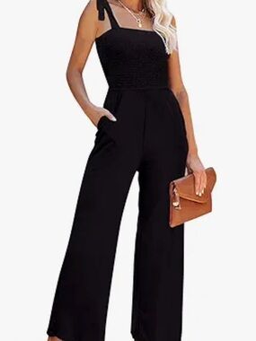 Black Bow Jumpsuit